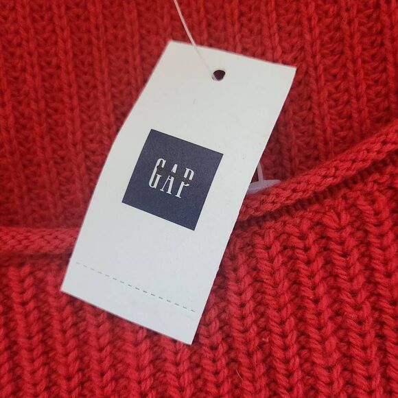 Gap Red Sweater NWT Size Small Red Roll Neck Sweater - Picture 8 of 11